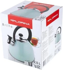 Florina Brillo Fluitketel 2,5L Voor Alle Warmtebronnen - Waterketel - Mint Groen -Waterfilterkan Winkel 1086x1200