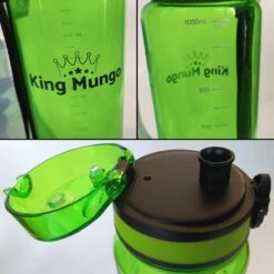 1 Liter Drinkfles - Vaatwasserbestendig - Sport Bidon Drinkbus King Mungo 1000ml Groen -Waterfilterkan Winkel 1198x1200 5