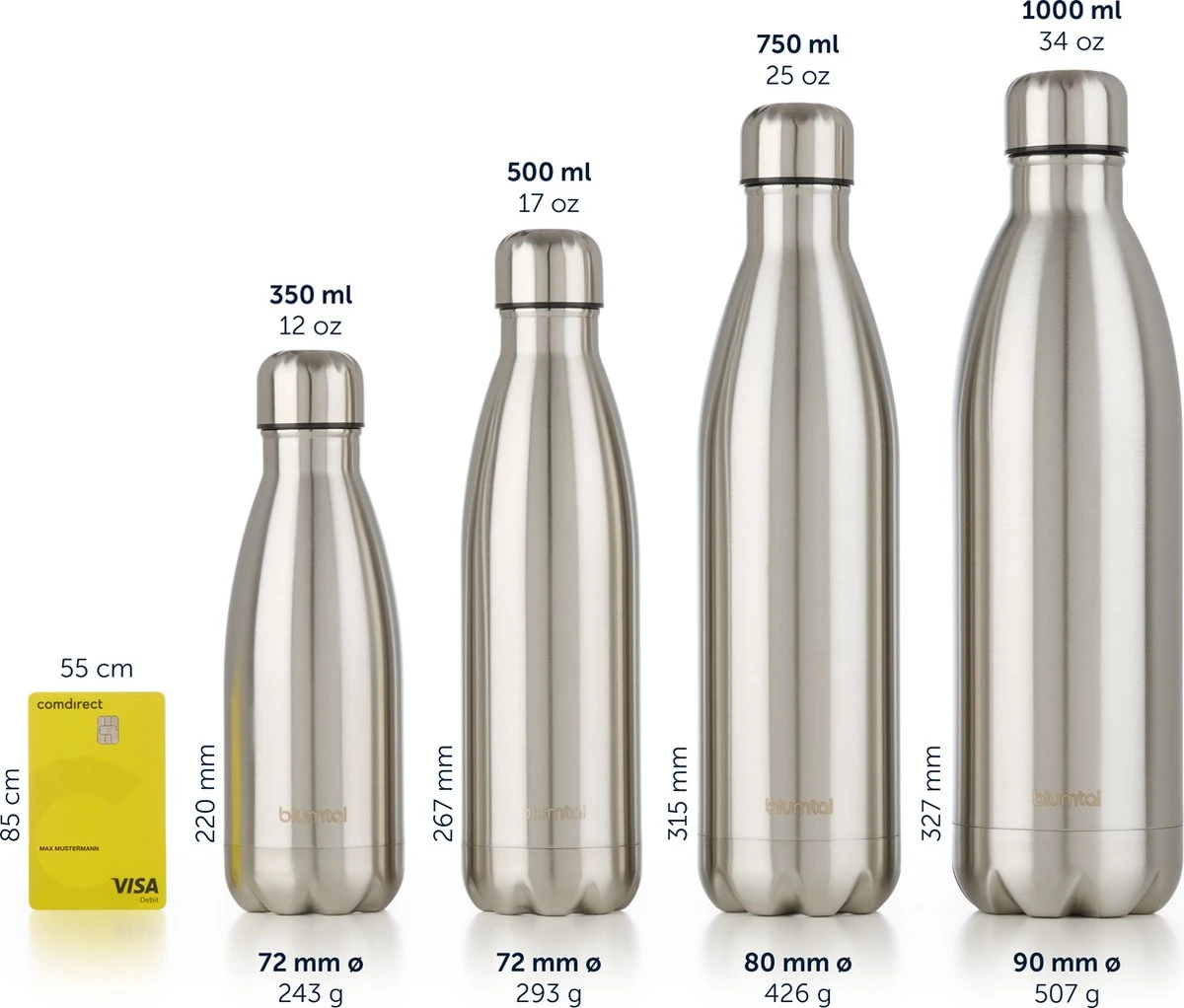 Blumtal Thermosfles - Met Dubbele Wand - Thermosbeker Koffie, Thee En Koele Dranken - Travel Mug - 500ml - Ultimate Grey - Grijs 6 Blumtal Thermosfles - Met Dubbele Wand - Thermosbeker Koffie, Thee En Koele Dranken - Travel Mug - 500ml - Ultimate Grey - Grijs - Afbeelding 4