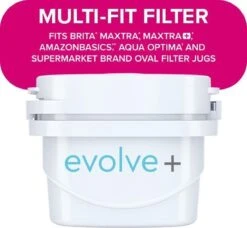 Aqua Optima Evolve+ Single Life - Wit - 6x 100 Liter -Waterfilterkan Winkel 1200x1108
