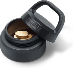 CamelBak Multibev Vacuum SS - Waterfles Met Afneembare Koffie / Theebeker - 650 Ml + 500 Ml - Zwart / Zwart (Black/Black) -Waterfilterkan Winkel 1200x1118 1