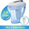 ZeroWater 1.4 Liter Waterfilter Kan - COMBI DEAL Met 2 Water Filters -Waterfilterkan Winkel 1200x1141