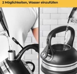 SILBERTHAL - Waterkoker - Alle Soorten Fornuizen, Ook Inductie - RVS - 1,6 Liter - Zwart -Waterfilterkan Winkel 1200x1161 3