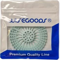 WiseGoods - Haarstopper - Haarvanger - Douche Zeef - Douche Filter - Haarfilter - Douche Afvoer - Siliconen - Blauw -Waterfilterkan Winkel 1200x1190