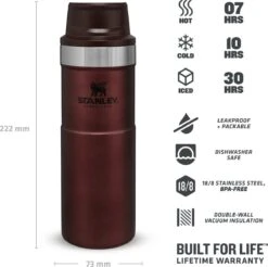 Stanley Trigger-Action Travel Mug 0.47L - Thermosfles - Wine -Waterfilterkan Winkel 1200x1197 4