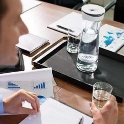 BRITA - Fill&Serve Waterfilterkaraf - 1,3L - Wit Grafiet - Inclusief 1 MicroDisc Waterfilter -Waterfilterkan Winkel 1200x1200 40