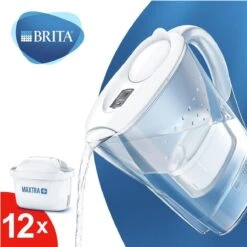 BRITA - Waterfilterkan Marella Cool - Wit - 2,4L + 12 MAXTRA+ Waterfilterpatronen -Waterfilterkan Winkel 1200x1200 50