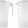 Merkloos Pakket Van 2x Stuks Kunststof Schenkkannen/waterkannen Van 2 Liter - 2000 Ml - Feest/partij/zomer -Waterfilterkan Winkel 1200x725 1