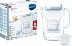 BRITA - Waterfilterkan Style Cool - Blauw - 2,4L + 3 MAXTRA+ Waterfilterpatronen -Waterfilterkan Winkel 1200x769