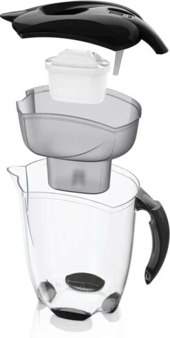 BRITA - Waterfilterkan Elemaris - Zwart - 3,5L - Inclusief 1 Maxtra+ Waterfilterpatroon -Waterfilterkan Winkel 606x1200