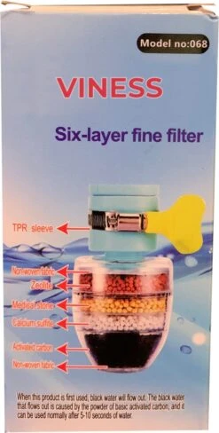 VINESS Waterfilter - Kraanfilter - Drinkwaterfilter - Waterzuivering - Waterbesparend - Duurzaam - Roze -Waterfilterkan Winkel 608x1200