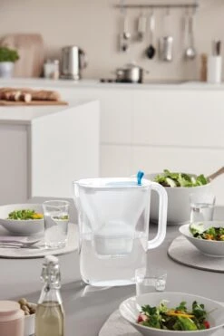 BRITA - Waterfilterkan Style Cool - Blauw - 2,4L + 3 MAXTRA+ Waterfilterpatronen -Waterfilterkan Winkel 800x1200 6