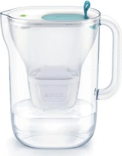 BRITA - Waterfilterkan Style Cool - Blauw - 2,4L + 3 MAXTRA+ Waterfilterpatronen -Waterfilterkan Winkel 935x1200
